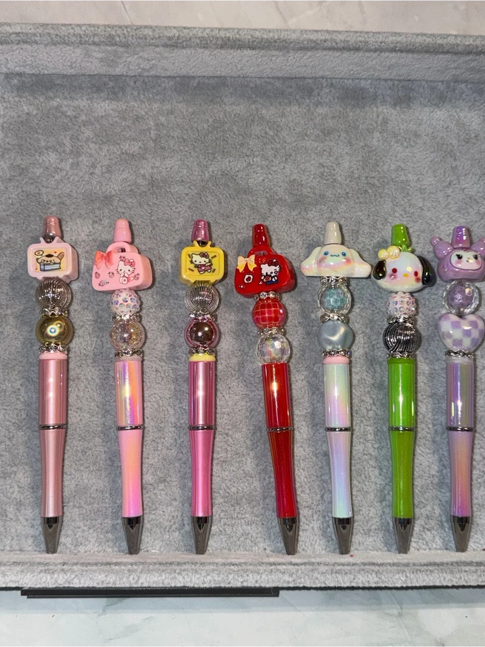 P1360 Handcrafted Beaded Decorative Ballpoint Pen - You choose